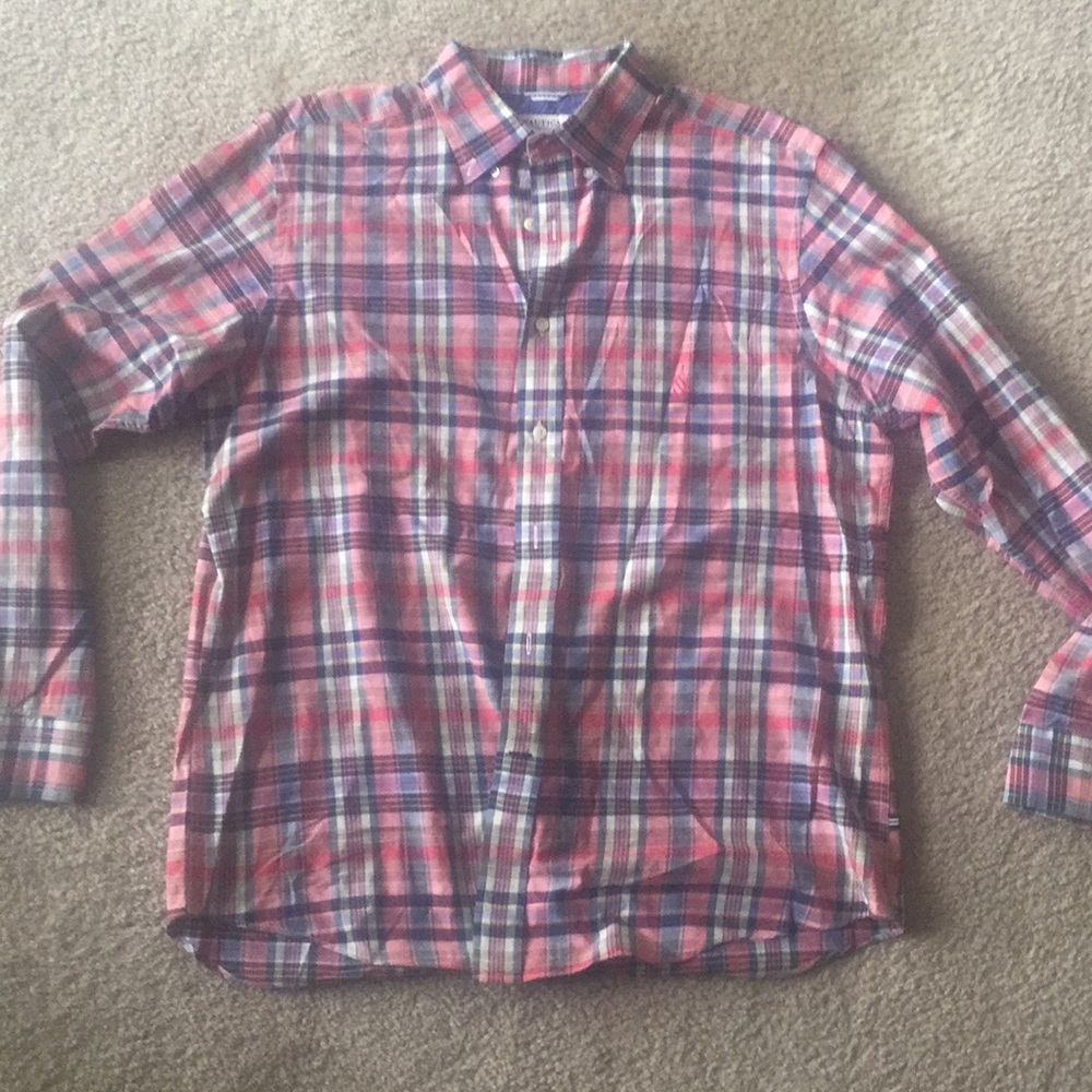 10/$10 Nautica heritage long sleeve button down large